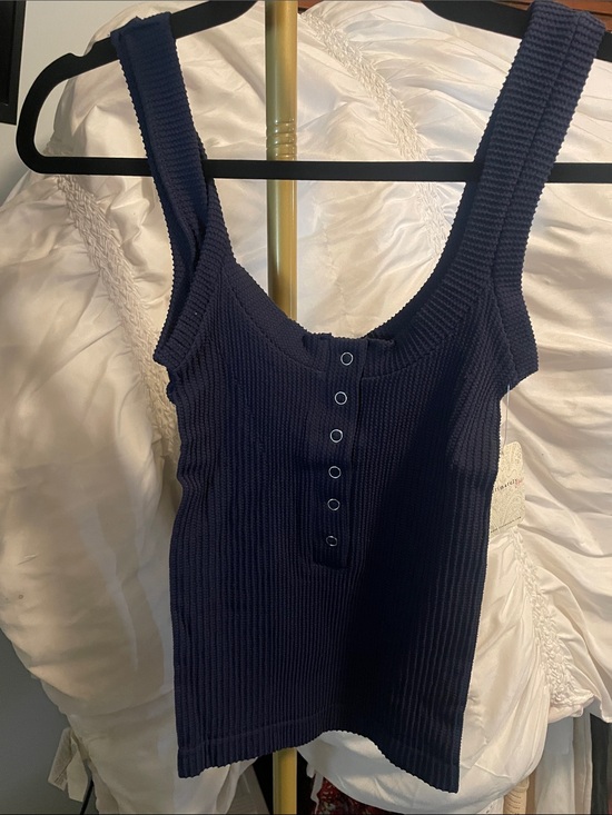 Intimately By Free People Tops - Ribbed Button-Front Tank Top -